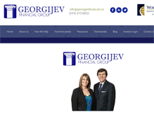 Tablet Screenshot of georgijevfinancial.ca